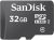 SANDISK MICRO SD 32GB MICROSDHC-SDSDQM-032G