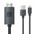 Porodo Braided 2K HDMI Lightning Cable 2M – Black[5152]