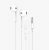 Powero+ Talkie Stereo Handsfree  Earphone 3.5mm White