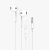 Powero+ Talkie Stereo Handsfree  Earphone 3.5mm White[5582]