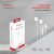 Powero+ Talkie stereo hands free  earphone with TYPE-C connector –  White[5583]