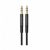 Porodo Braided Metallic 1.2M AUX Cable Black #PD-AUA12-BK